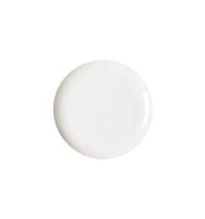 Plat bord met rand rond ivoorkleurig verglaasd Ø 31 Nano Rak