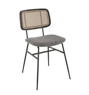 Chaise d'intérieur gris 81x45x58 cm Noelia Flexmob