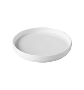 Assiette plate rond ivoire porcelaine vitrifiée Nordic Rak
