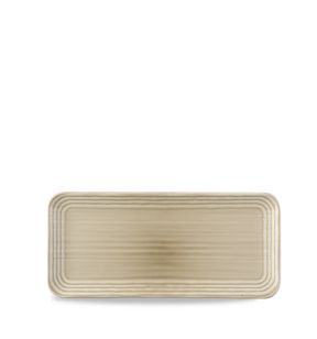 Plat bord met rand organic beige verglaasd x16 Norse Harvest Dudson