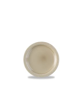 Plat bord rond beige verglaasd Ø 17.8 Norse Harvest Dudson