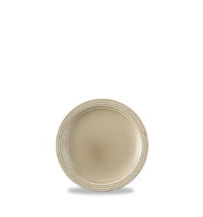 Plat bord rond beige verglaasd Ø 20.3 Norse Harvest Dudson
