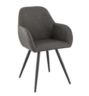 Fauteuil d'intérieur gris anthracite 87x57x59 cm Olaf Flexmob