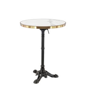 Table marbre blanc Ø 60 cm Orsay Flexmob