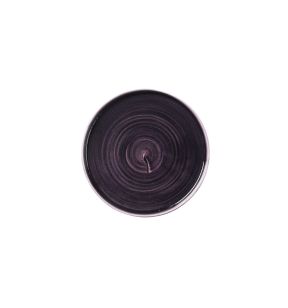 Assiette à bord droit rond deep purple porcelaine vitrifiée Ø 26 cm Stonecast Patina Churchill