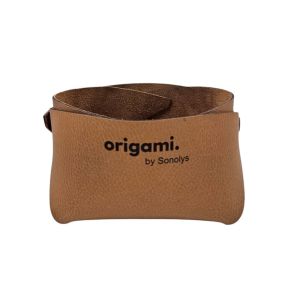 Mand vierkant kameelgeel PVC xx7 Origami Sonolys