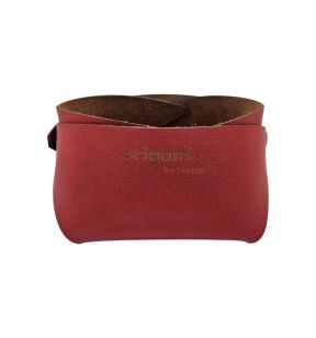Mand vierkant rood PVC xx8 Origami Sonolys