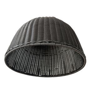 Abat-jour rond noir Ø 45 cm 30 cm Paranocta