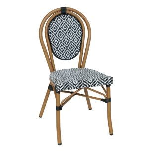 Chaise noir 90x41x56 cm Paris Flexmob