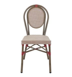 Chaise de terrasse bordeaux 90x41x56 cm Paris Flexmob