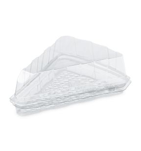 Barquette triangulaire transparent 16,2x13,5 cm 45 cl Alphaform (90 pièces)