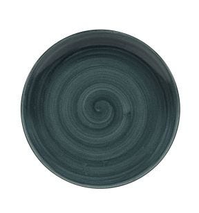 Bord beker rond Rustic Teal verglaasd Ø 26 Stonecast Patina Churchill