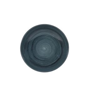 Soepbord rond Rustic Teal verglaasd Ø 24.8 Stonecast Patina Churchill