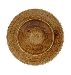 Assiette creuse rond Vintage Copper porcelaine vitrifiée Ø 28 cm Stonecast Patina Churchill