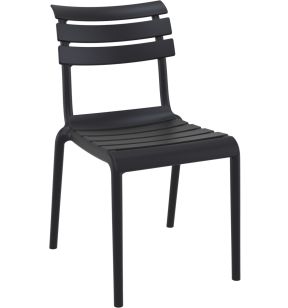 Chaise de terrasse noir 84x50x59 cm Penelope Flexmob