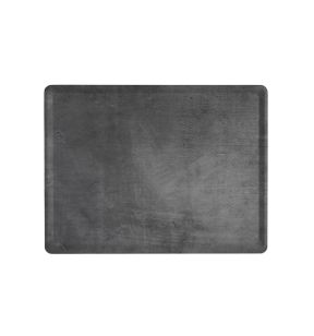Plateau bois gris béton 37x28 cm Slim Platex