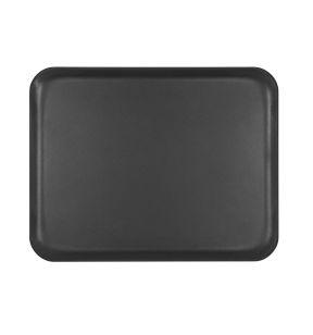 Plateau polyester noir 32,5x26,5 cm Poly Str Profil Mat 2 Platex