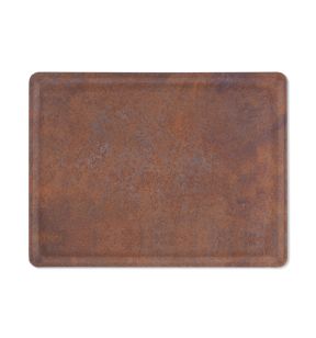 Plateau bois rouille 28x20 cm Slim Platex