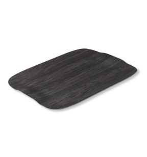 Plateau bois Cèdre foncé 46x36 cm Papillon Platex