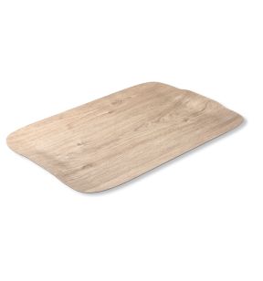 Plateau bois Chêne clair 46x36 cm Papillon Platex