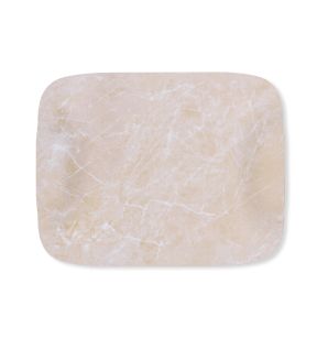 Plateau bois marbre beige 41x29 cm Papillon Platex