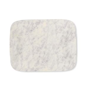 Plateau bois marbre blanc 41x29 cm Papillon Platex
