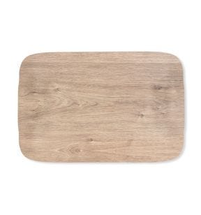 Plateau bois Chêne clair 60x40 cm Papillon Platex