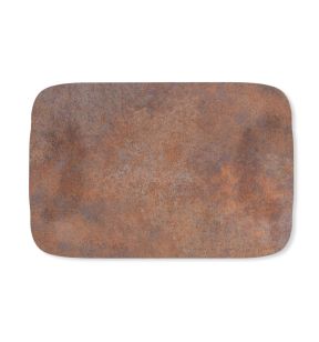 Plateau bois rouille 60x40 cm Papillon Platex