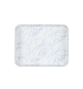 Plateau GN1/1 polyester marbre blanc 53x32,5 cm Profil 2 Biosourcé Platex