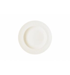 Assiette creuse rond ivoire porcelaine vitrifiée Ø 29,9 cm Playa Rak
