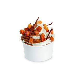 Pot à dessert blanc Ø 9 cm 4,9 cm 18 cl Alphaform (50 pièces)