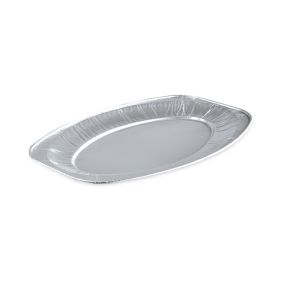 Presentatieschotel rechthoekig grijs aluminium xx2.5 (10 eenheden)