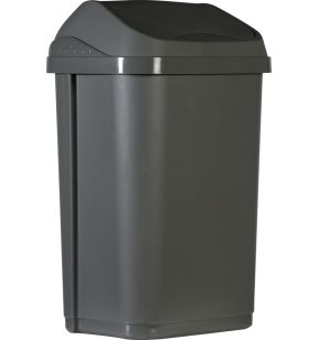 Vuilnisbak plastic 50 L grijs Probbax