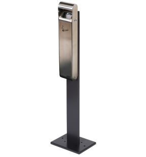 Vrijstaande asbak inox 20 x 100 Slim Probbax