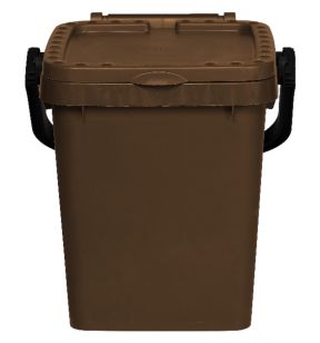 Compostemmer plastic 20 L kastanjebruin Probbax