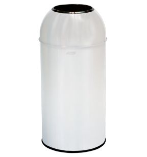 Koepelcollector staal 40 L wit Probbax