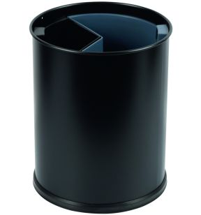 Corbeille acier 13 L noir Probbax