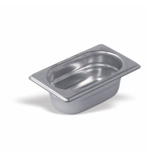 Bac GN 1/9 inox 18/10 P10 cm 0,8 L Pujadas