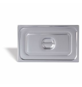 Couvercle pour bac GN 1/6 avec poignée inox 18/10 Pujadas