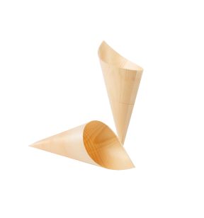 Cône bois Ø 5 cm 12 cm x 9 cm