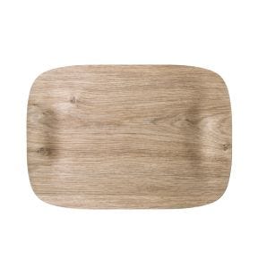 Plateau bois Chêne clair 41x29 cm Papillon Platex