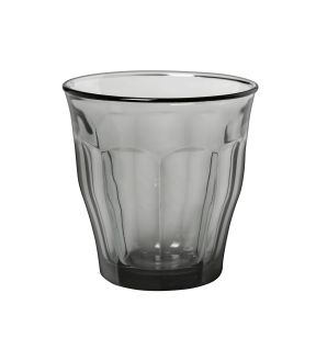 Gobelet forme basse gris verre trempé 25 cl Picardie Duralex