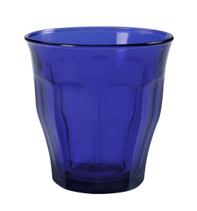 Lage vorm tumbler marineblauw glass gehard 25 cl Picardie Duralex