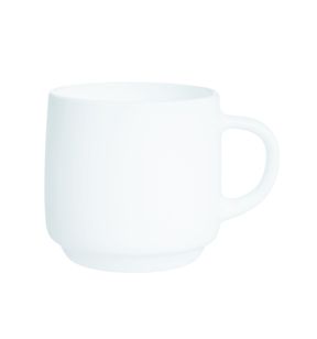 Tasse avec anses rond blanc verre opal 19 cl Ø 9,7 cm Intensity Baril Arcoroc
