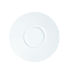Sous tasse rond blanc verre opal Ø 14 cm Intensity Baril Arcoroc