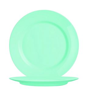 Assiette plate rond bleu verre opal Ø 22,5 cm Nova Aquitania Arcoroc