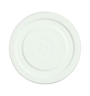 Couvercle rond blanc polyéthylène Ø 9,6 cm Compatible Arcoroc