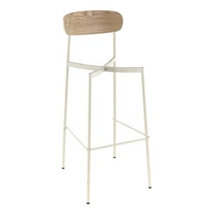 Structure tabouret d'intérieur blanc 106x42x48 cm Ralph Flexmob