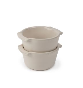 Plat à four rond écru porcelaine Ø 11 cm Appolia Peugeot Saveurs