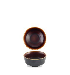 Bol à soupe rond Tokyo Black porcelaine vitrifiée Ø 13 cm Kochi Churchill